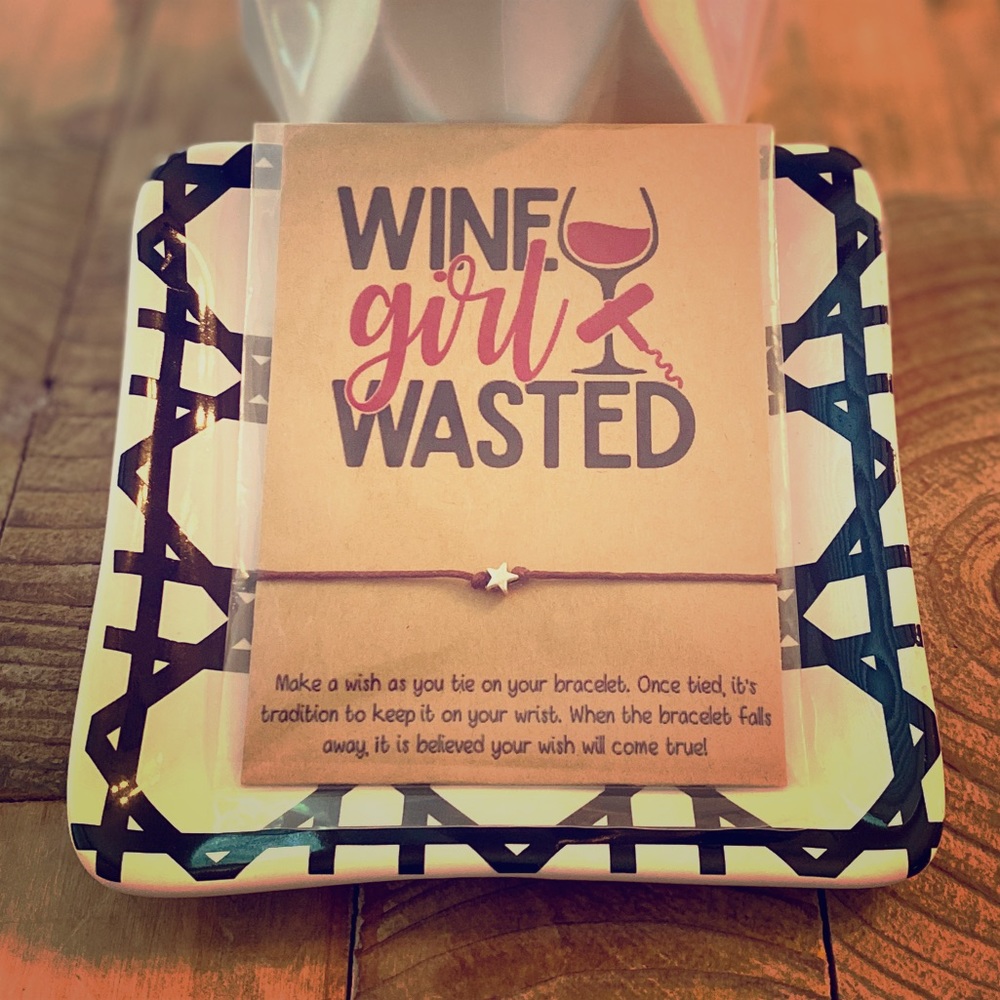 Wine Girl Wasted Wishing Bracelet 💋🍷